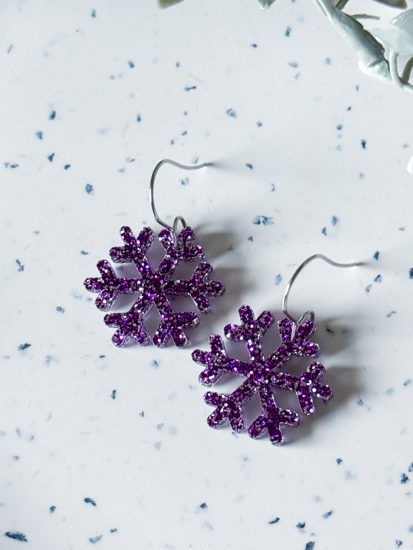 Christmas Collection: Purple Snowflakes