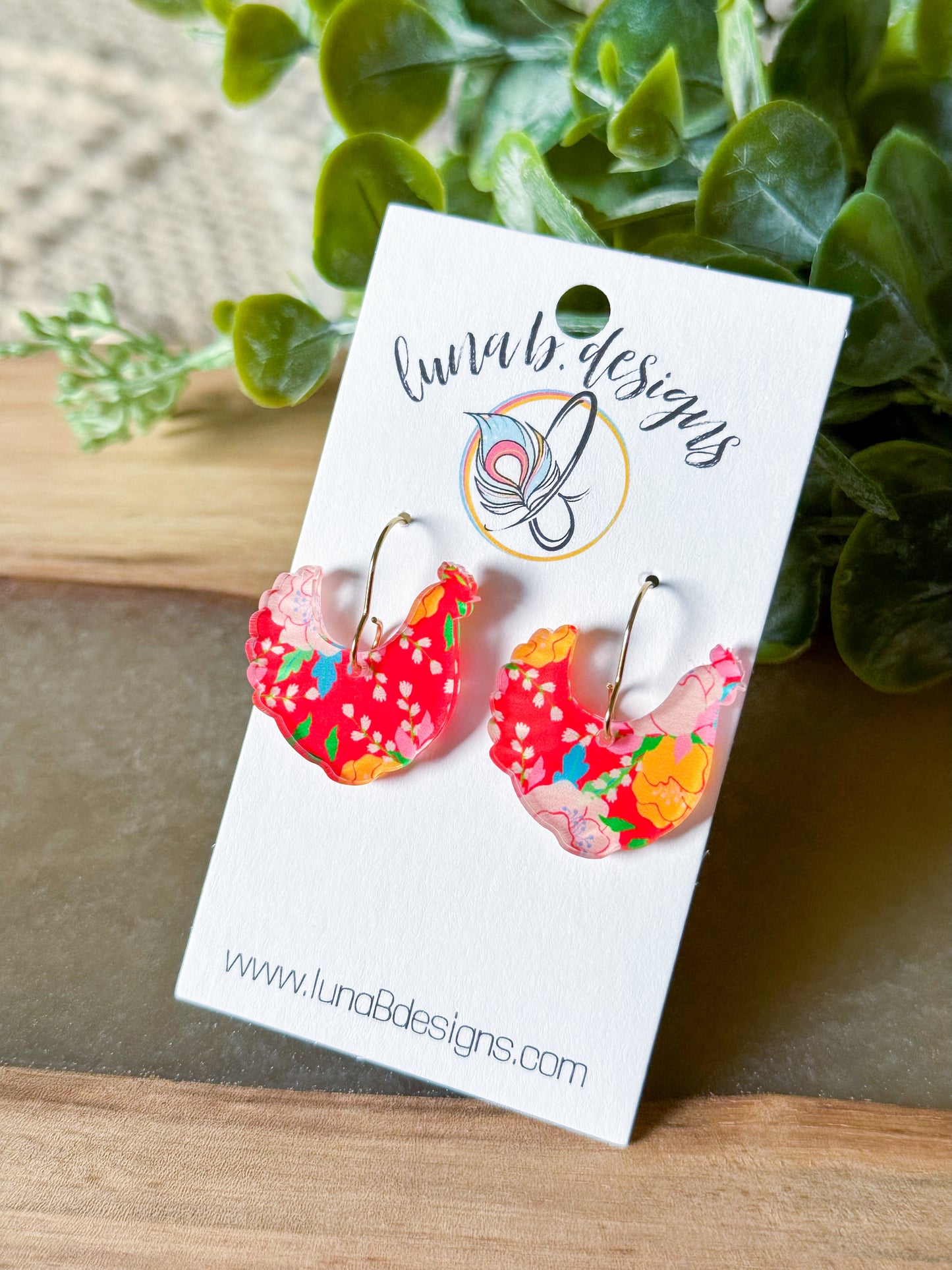 Floral Friends: Chicken