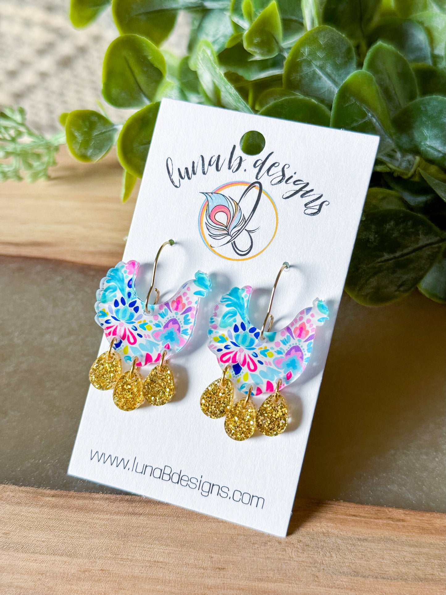 Floral Friends: Chicken w/ Eggs