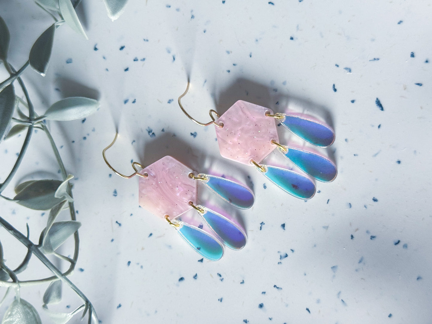 Valentine: Pink w/ Iridescent