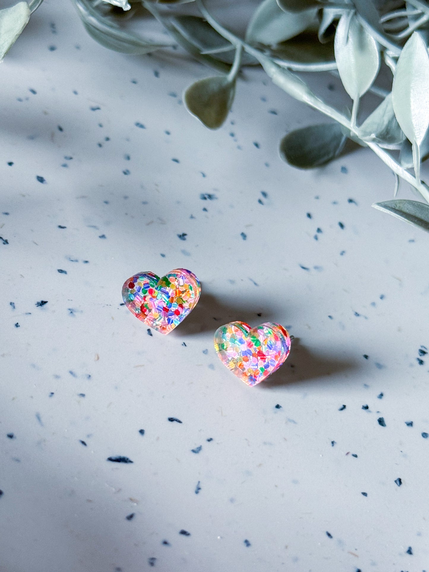 Valentine: Heart Studs (Multi)