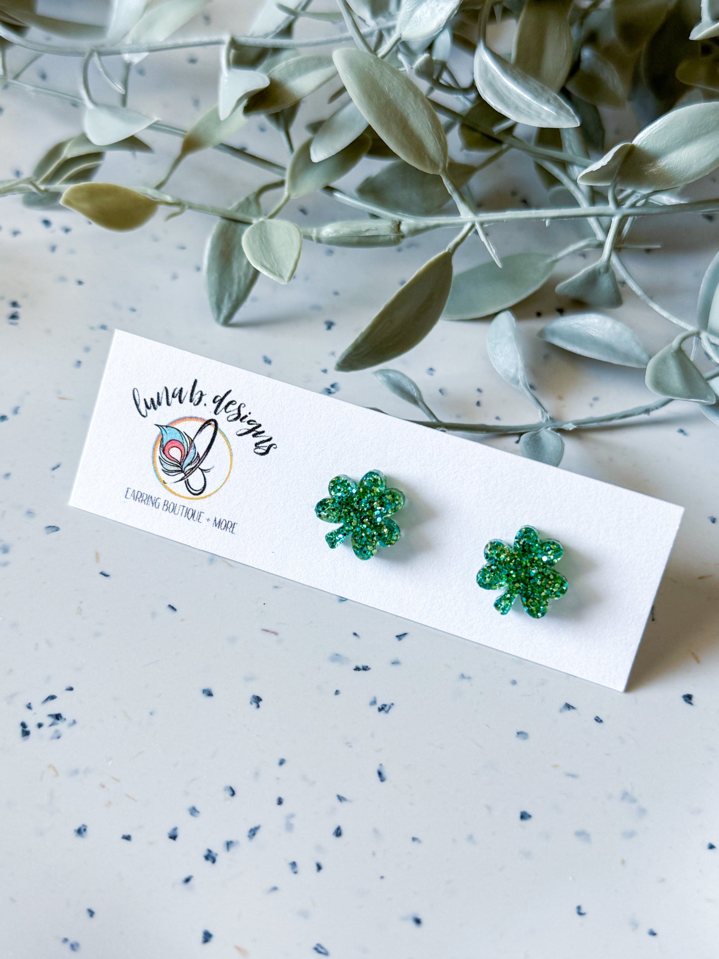 St. Patrick’s Day: Shamrock Studs
