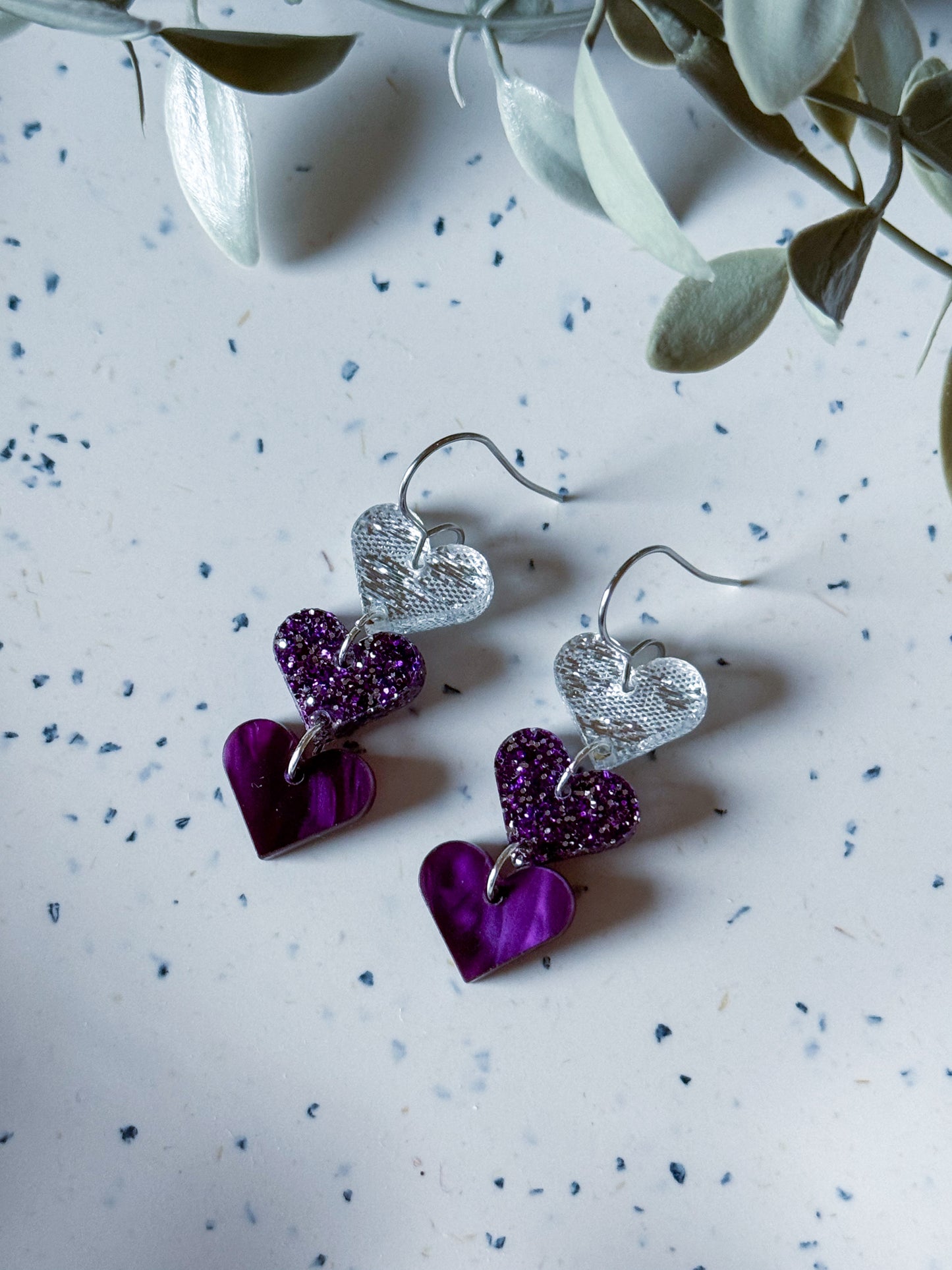 Valentine: Purple Hearts