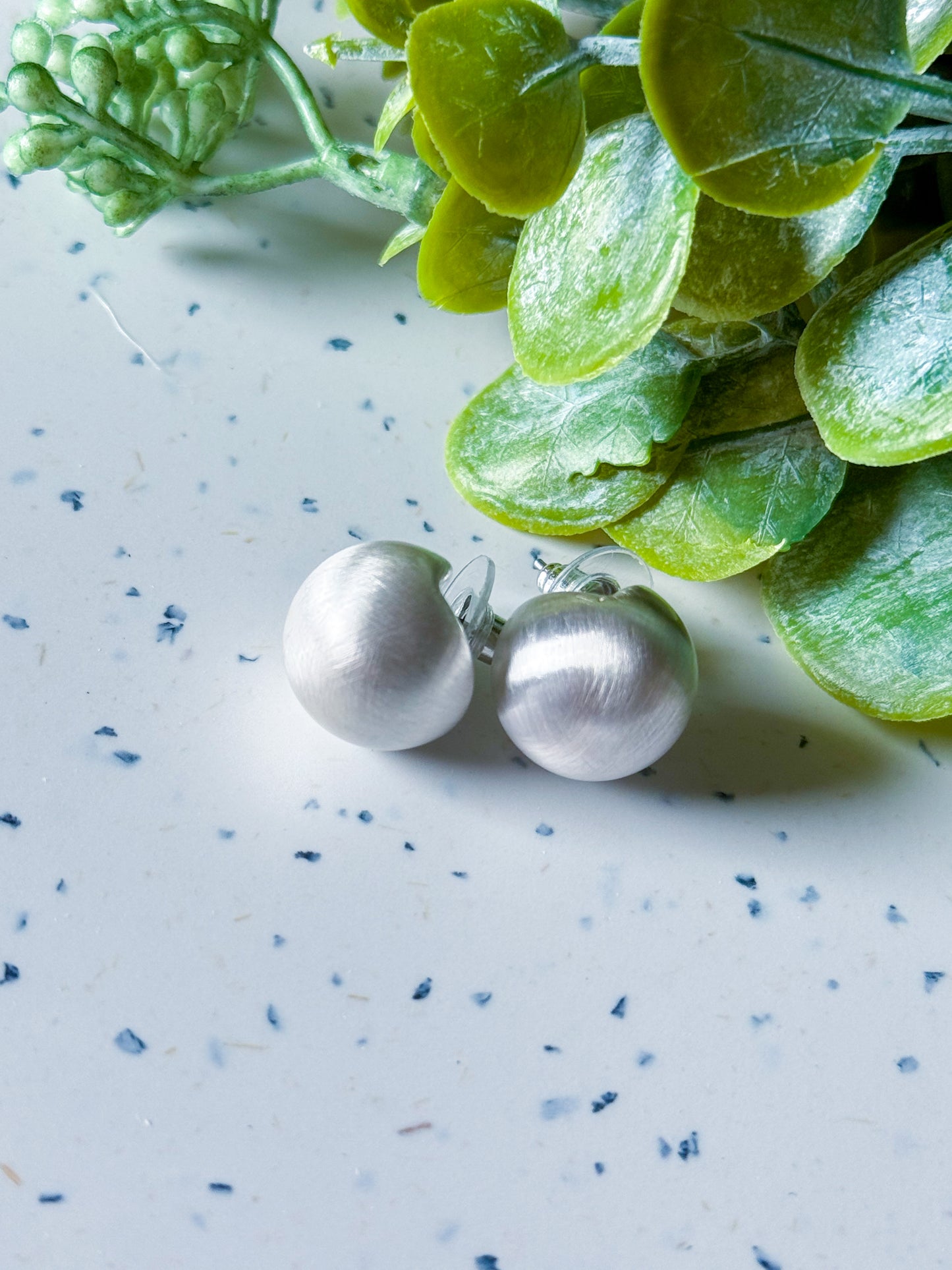 Dome Cuff Studs - Silver