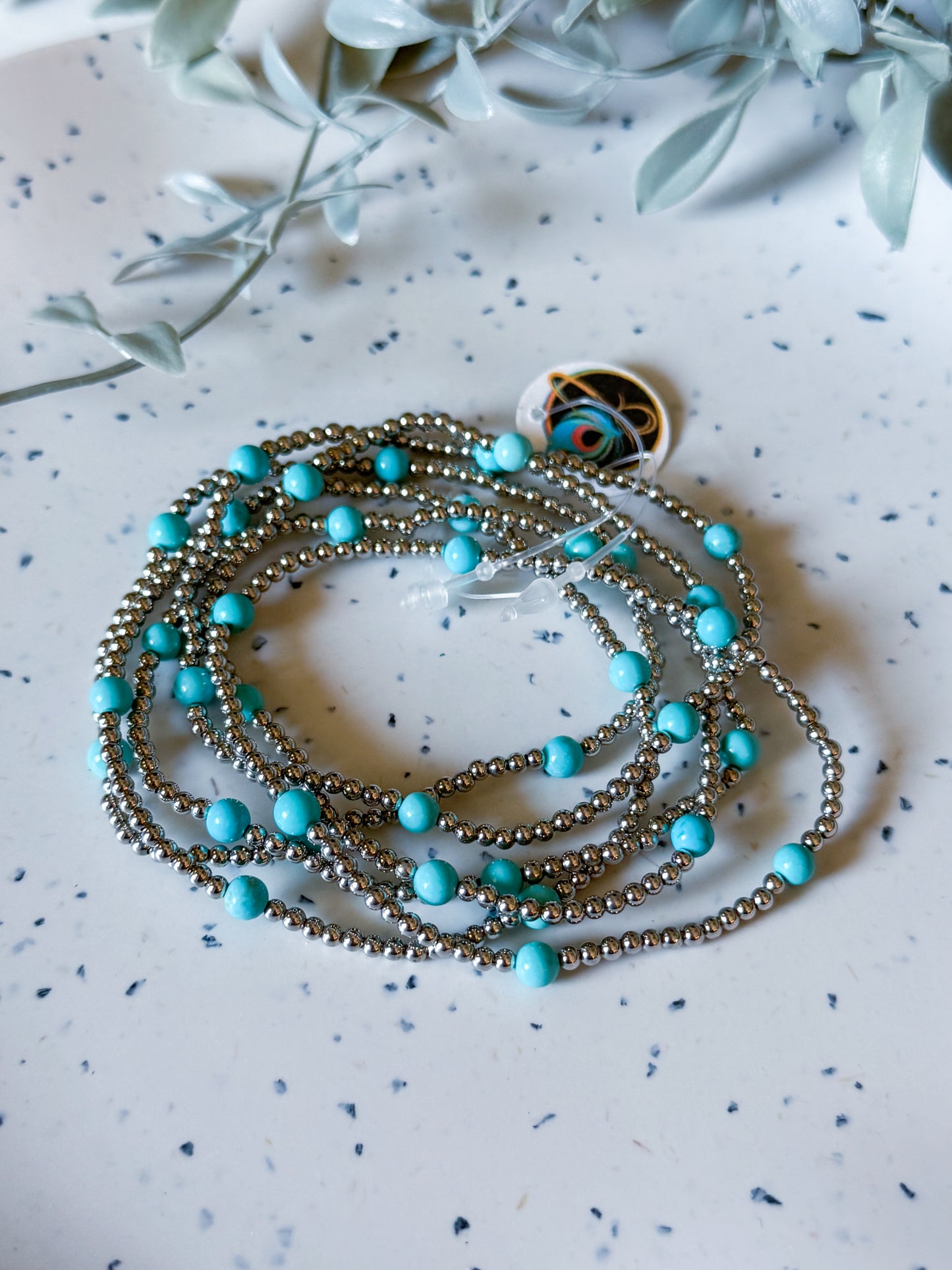 Bracelet Set - Turquoise/Silver