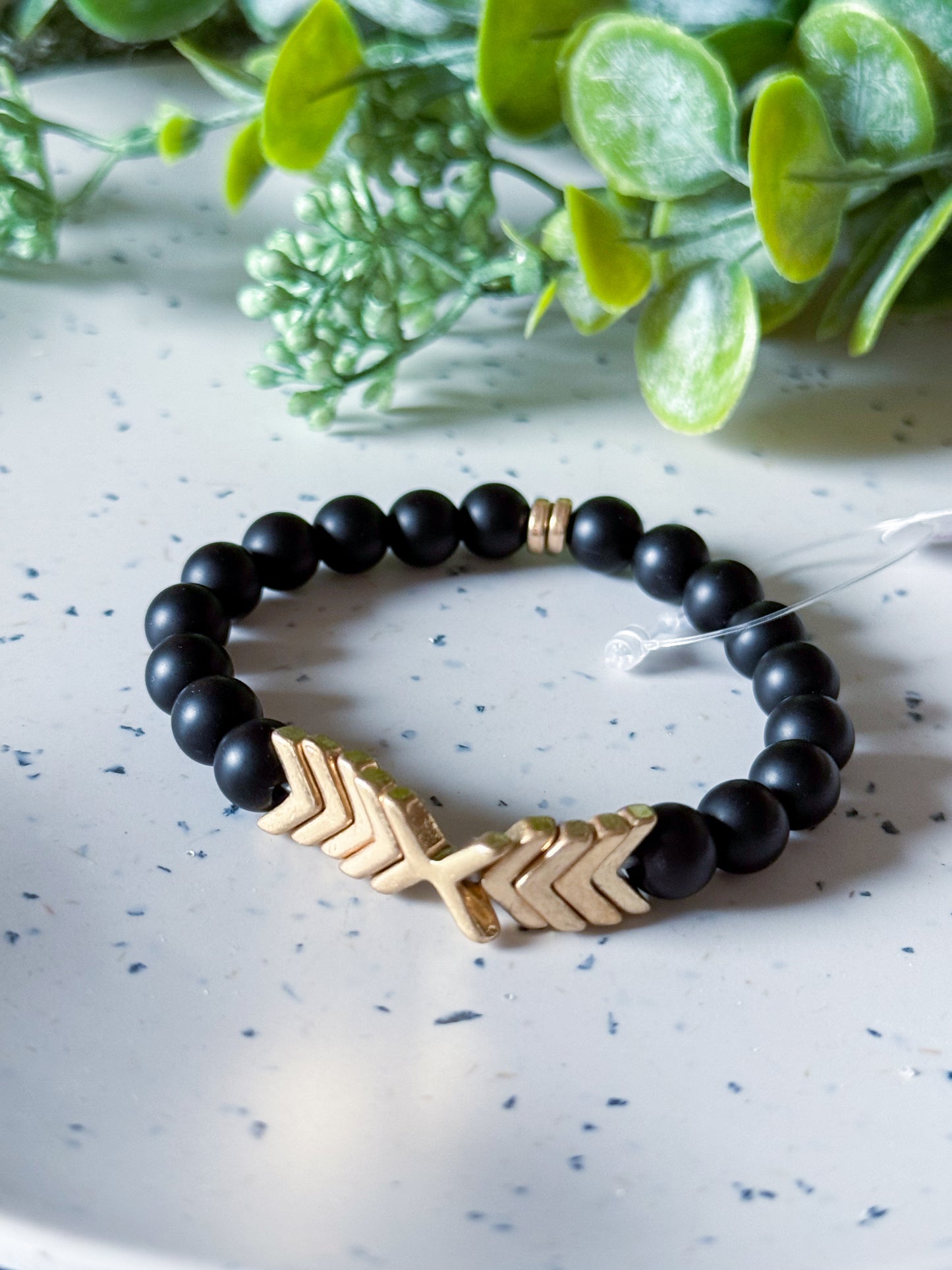 Bracelets - Double Arrow (Black)