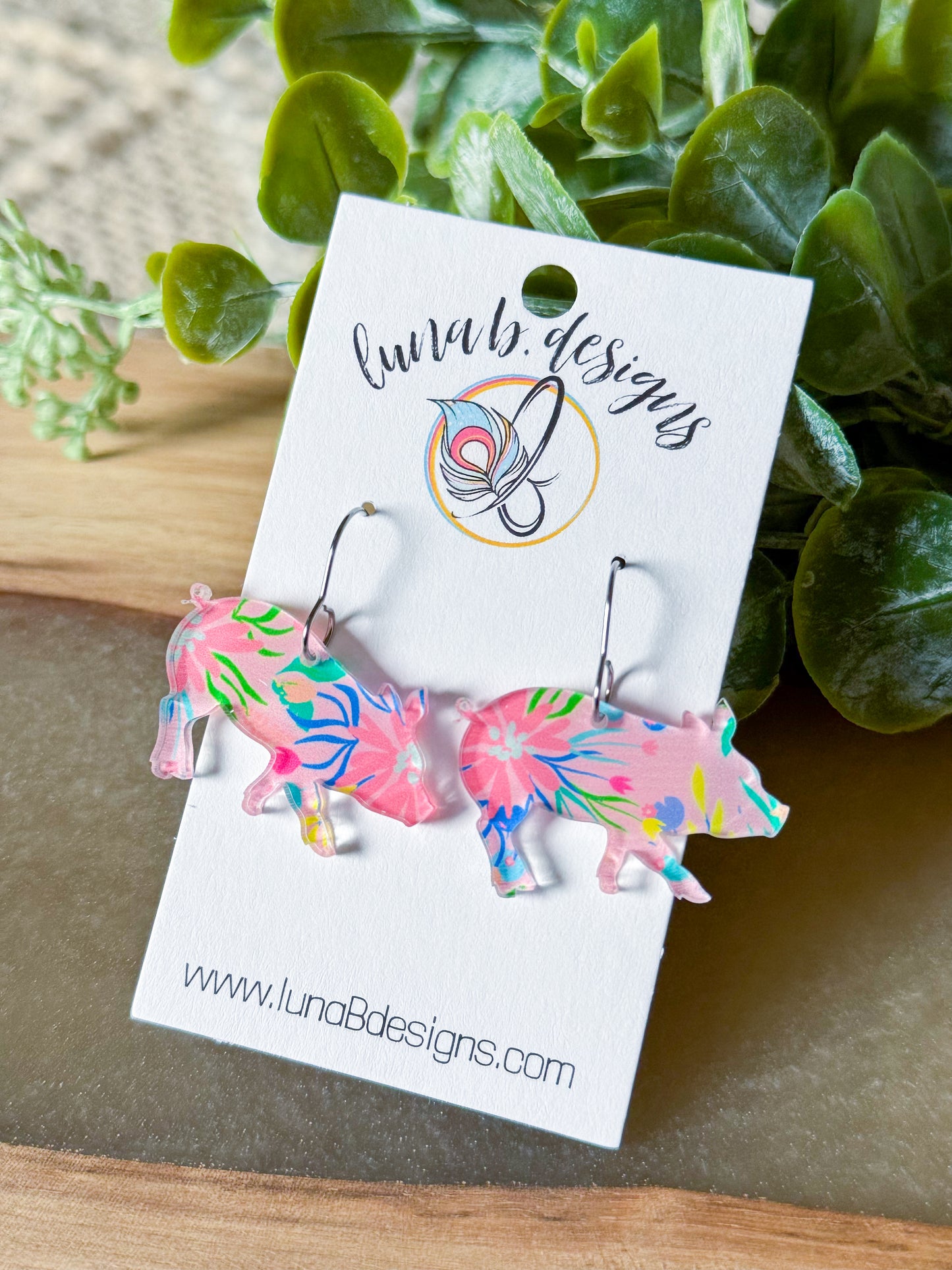 Floral Friends: Piggy