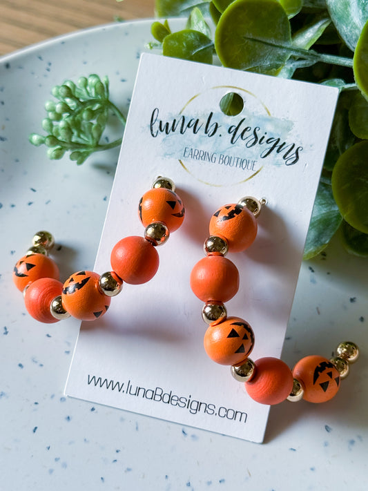 FALLoween: Jack-O-Lantern Hoops