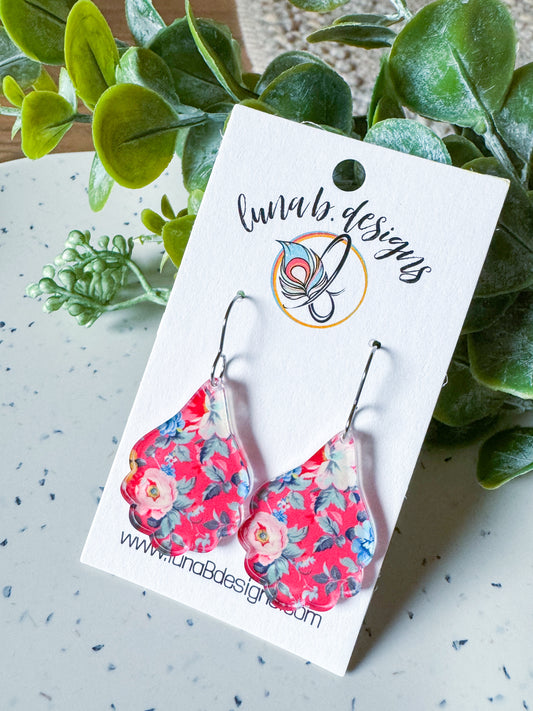 Summer: Flower Drops (Red)