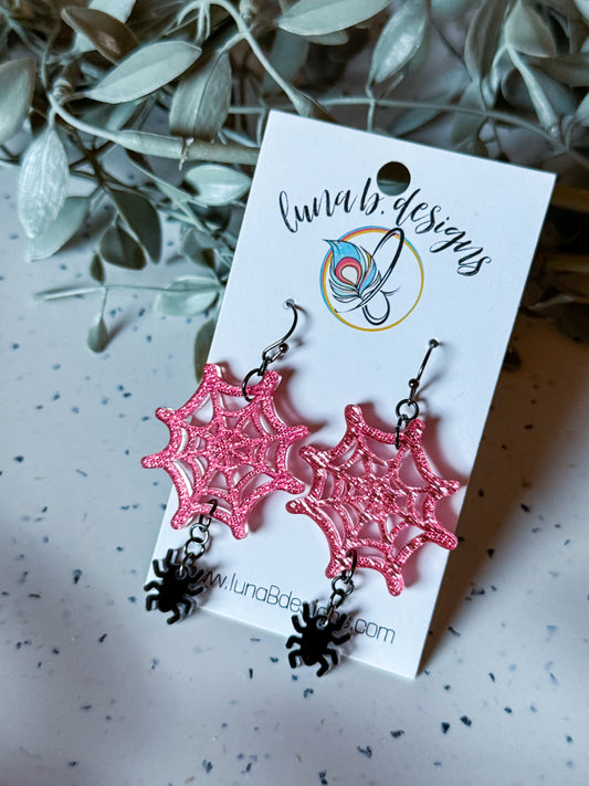 FALLoween: Pink Spider Web