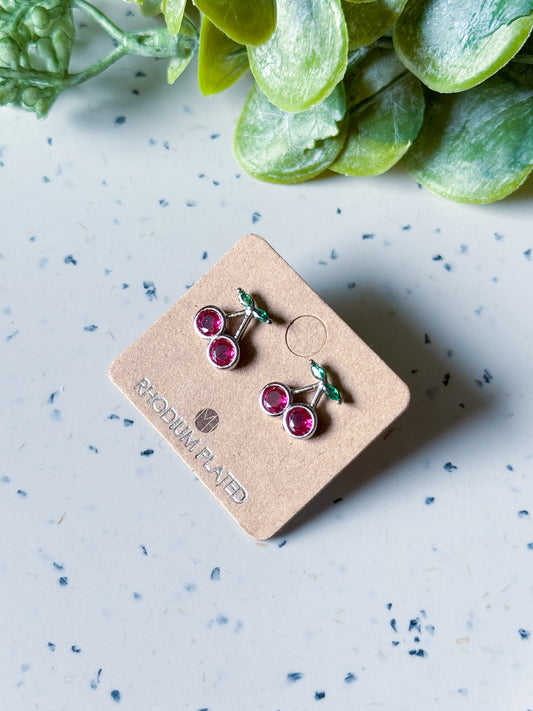 Mini Studs: Cherries