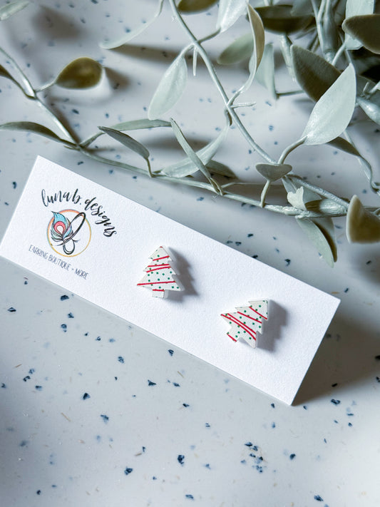 Christmas Collection Studs: Trees