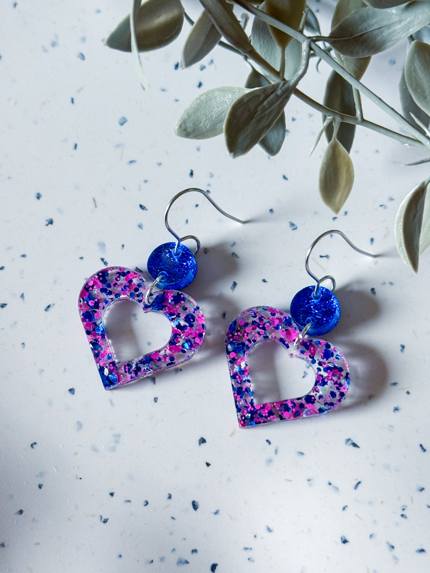 Valentine: Blue/Pink Hearts