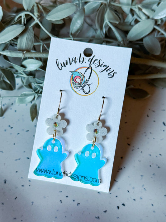 FALLoween: Ghost w/ Flower