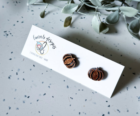 FALLoween: Pumpkin Studs
