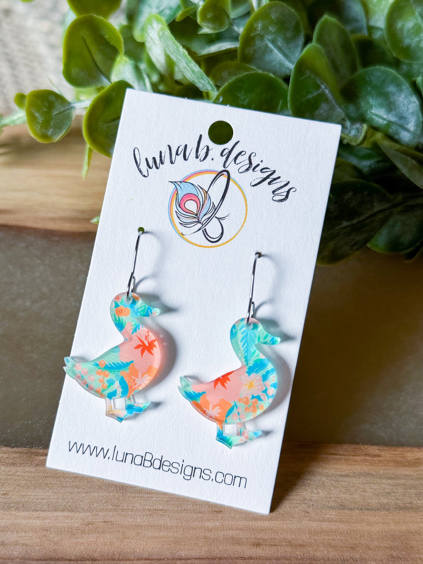 Floral Friends: Mint Ducks