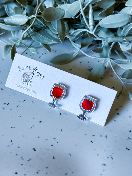 Wine Glass Studs