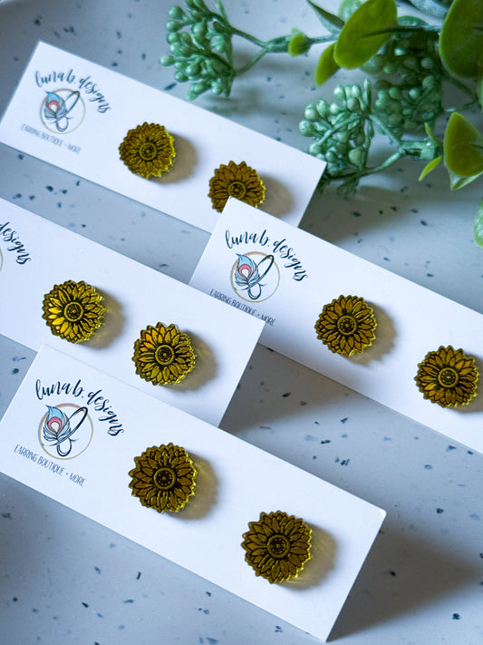 Sunflower Studs