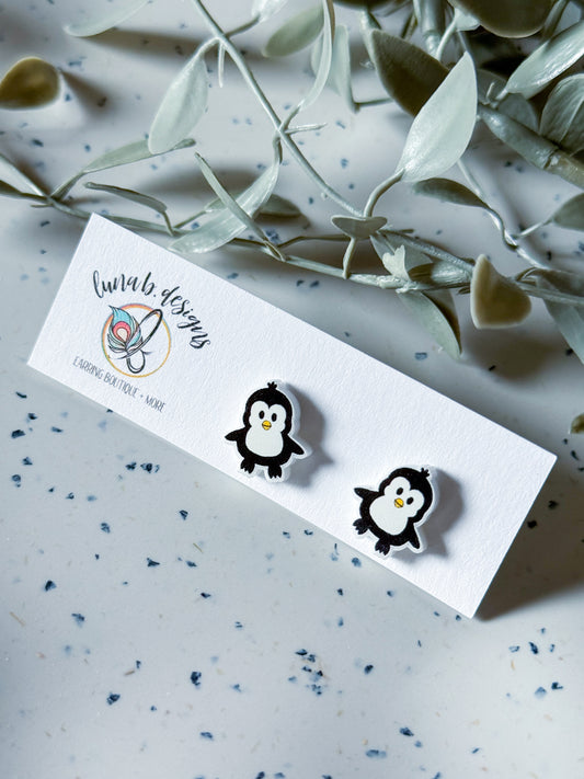 Christmas Collection Studs: Penguin