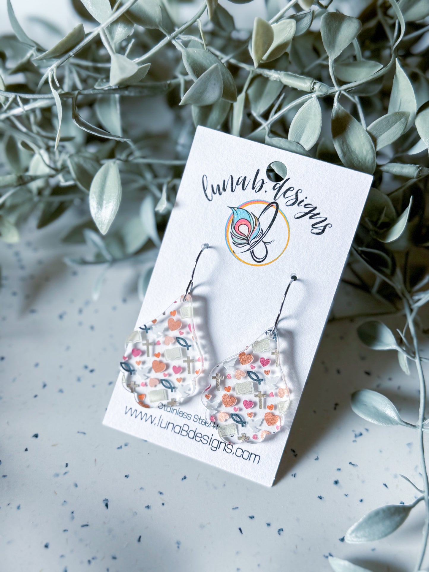Spring & Easter: Scallop Christian Drops