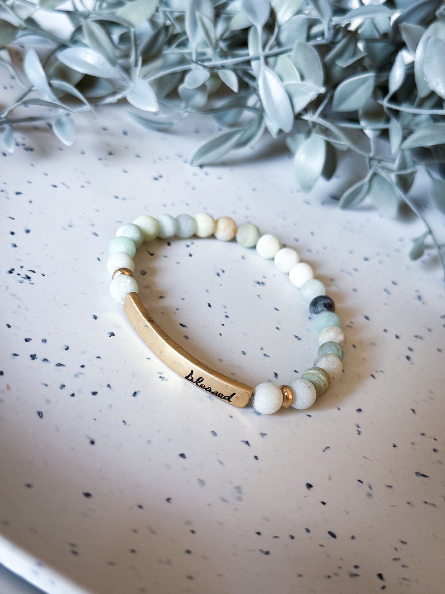 Blessed Bracelet - Amazonite/Gold