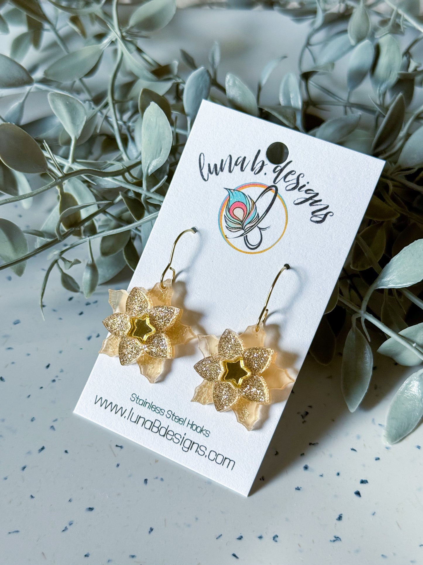 Christmas Collection: Poinsettias (Gold)