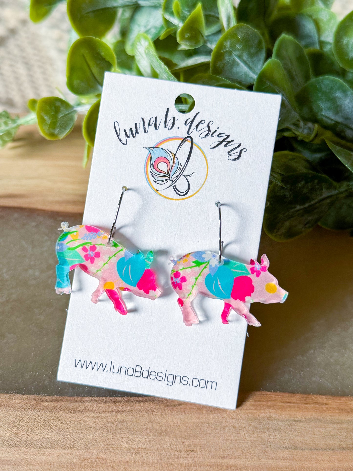 Floral Friends: Piggy