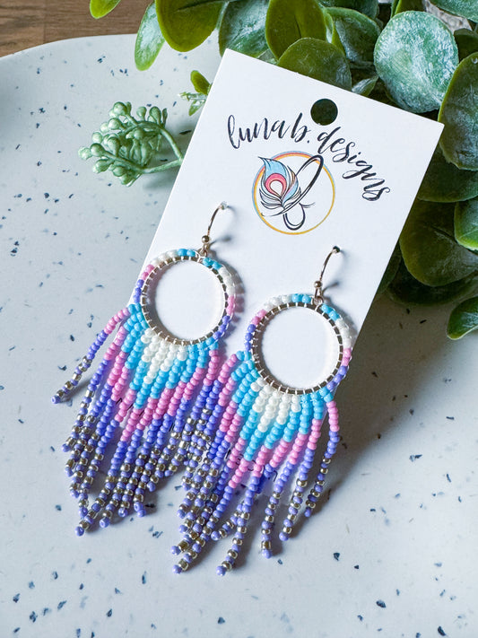 Circle w/ Beaded Fringe
