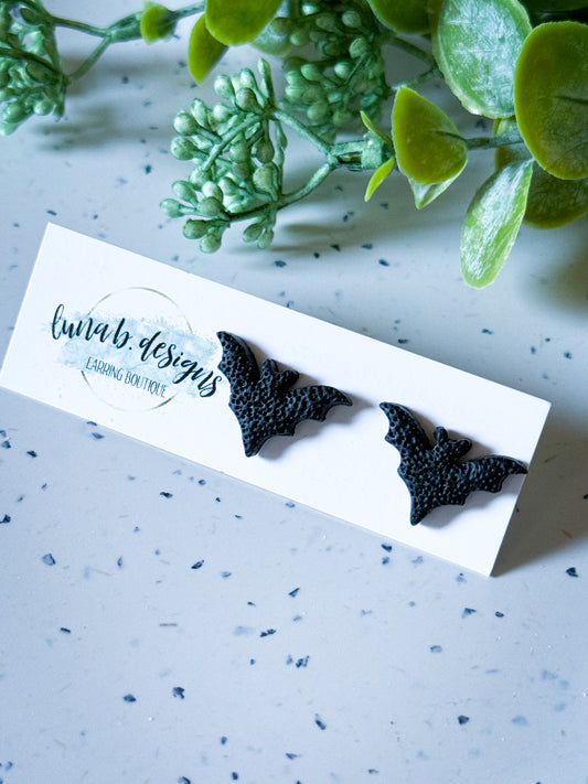 FALLoween: Bat Studs - Clay