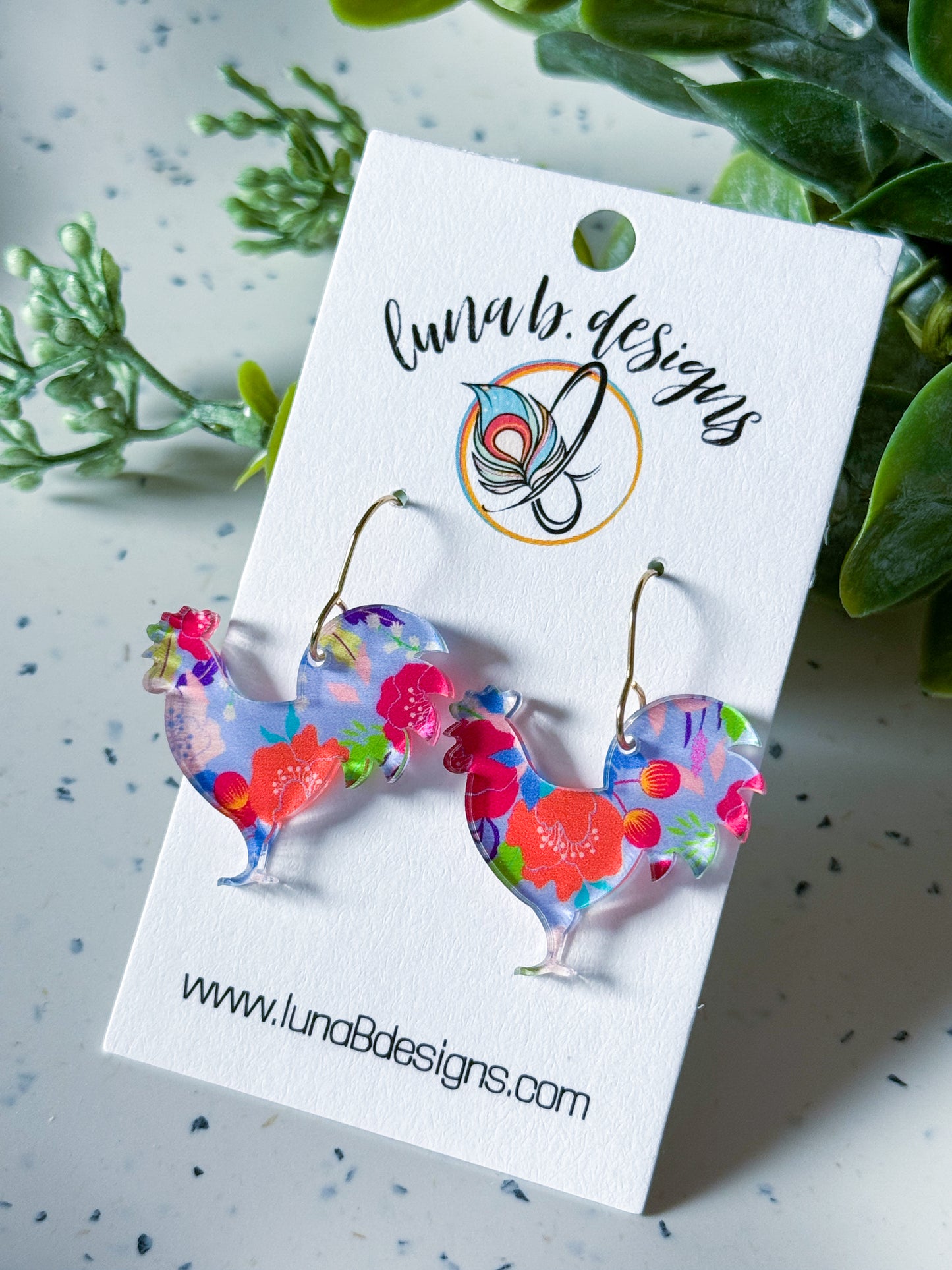 Floral Friends: Rooster