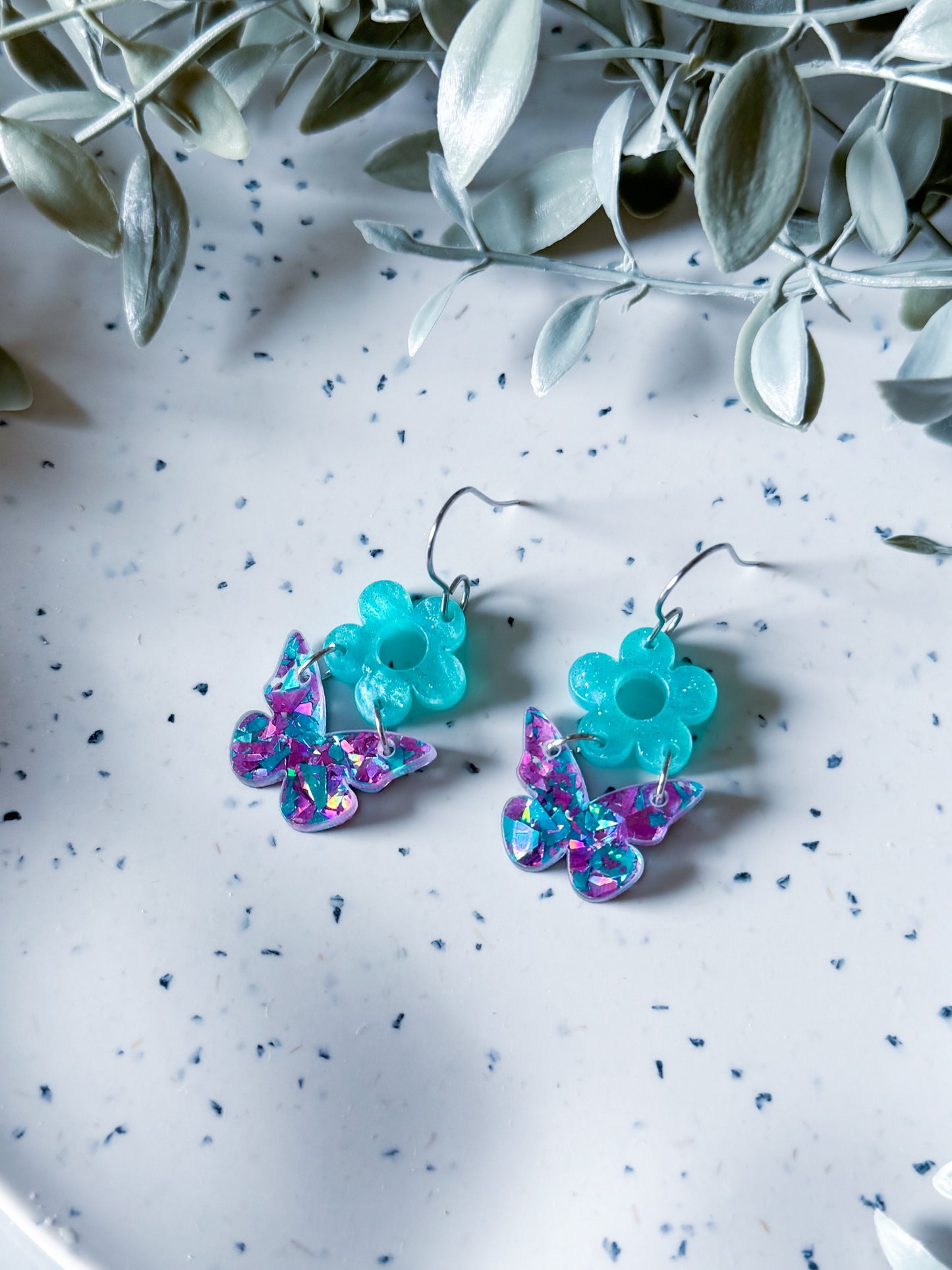 Spring & Easter: Purple/Teal Butterfly