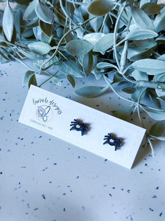 FALLoween Studs: Spiders