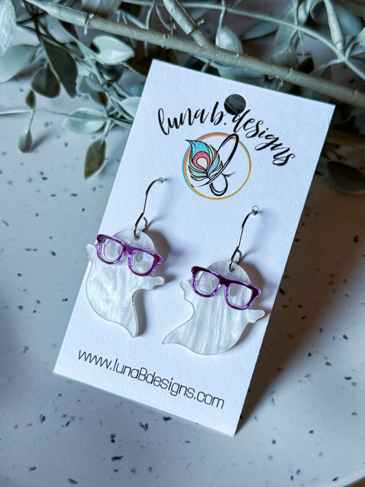 FALLoween: Ghost w/ Glasses