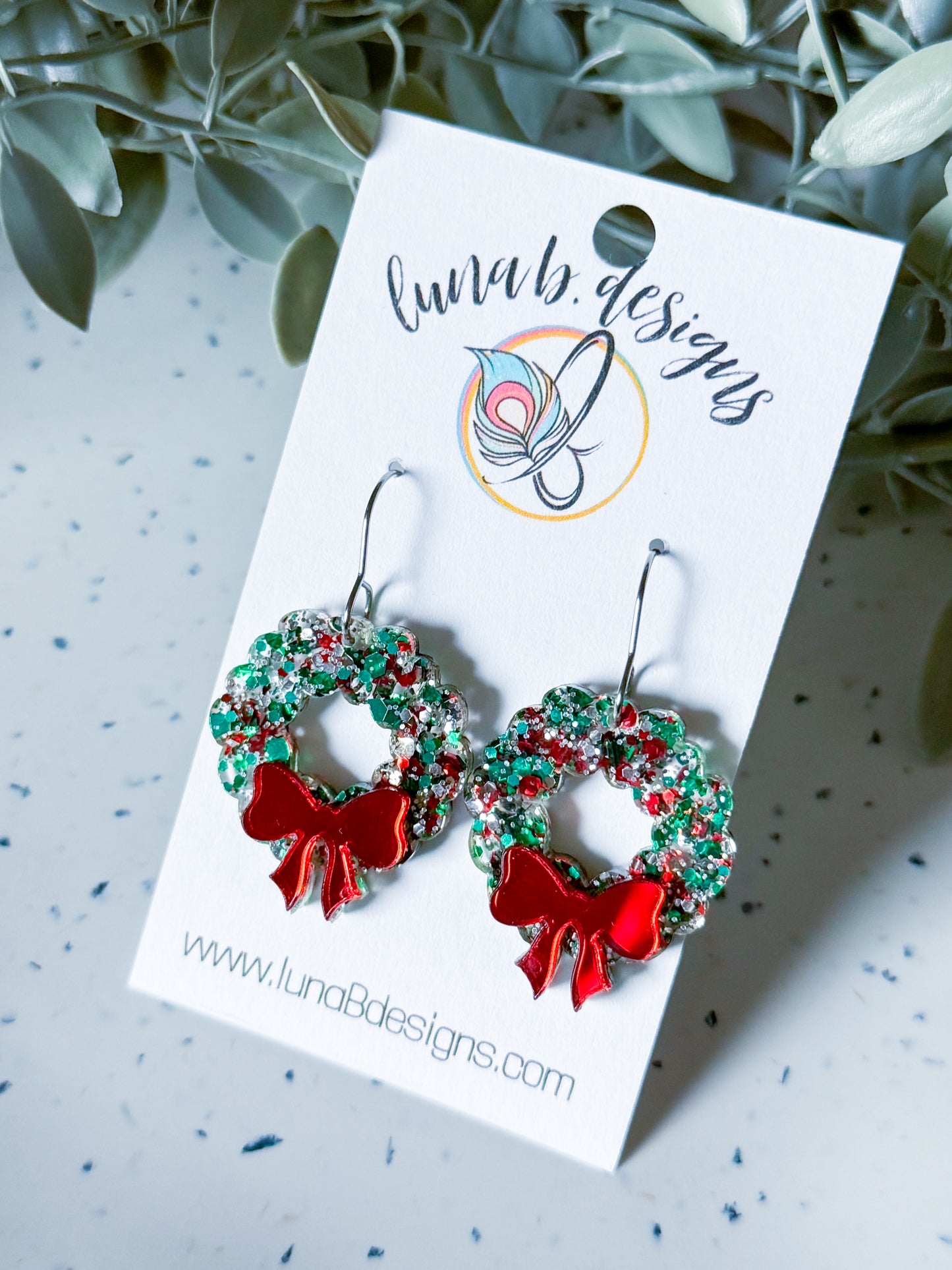 Christmas Collection: Wreath w/ Bow