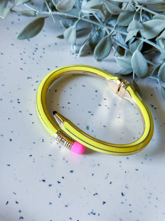 Back to School: Pencil Clasp Bracelet
