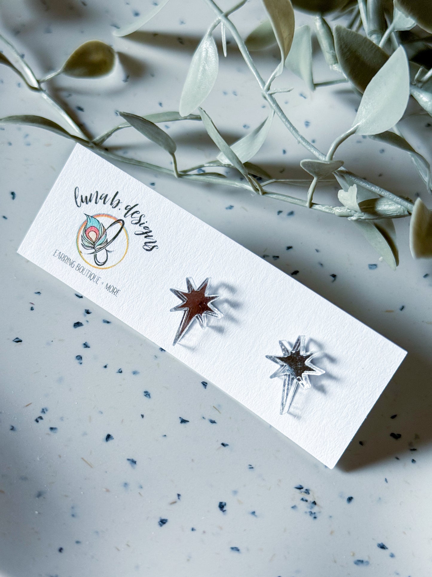Christmas Collection Studs: Star of Bethlehem (Silver)
