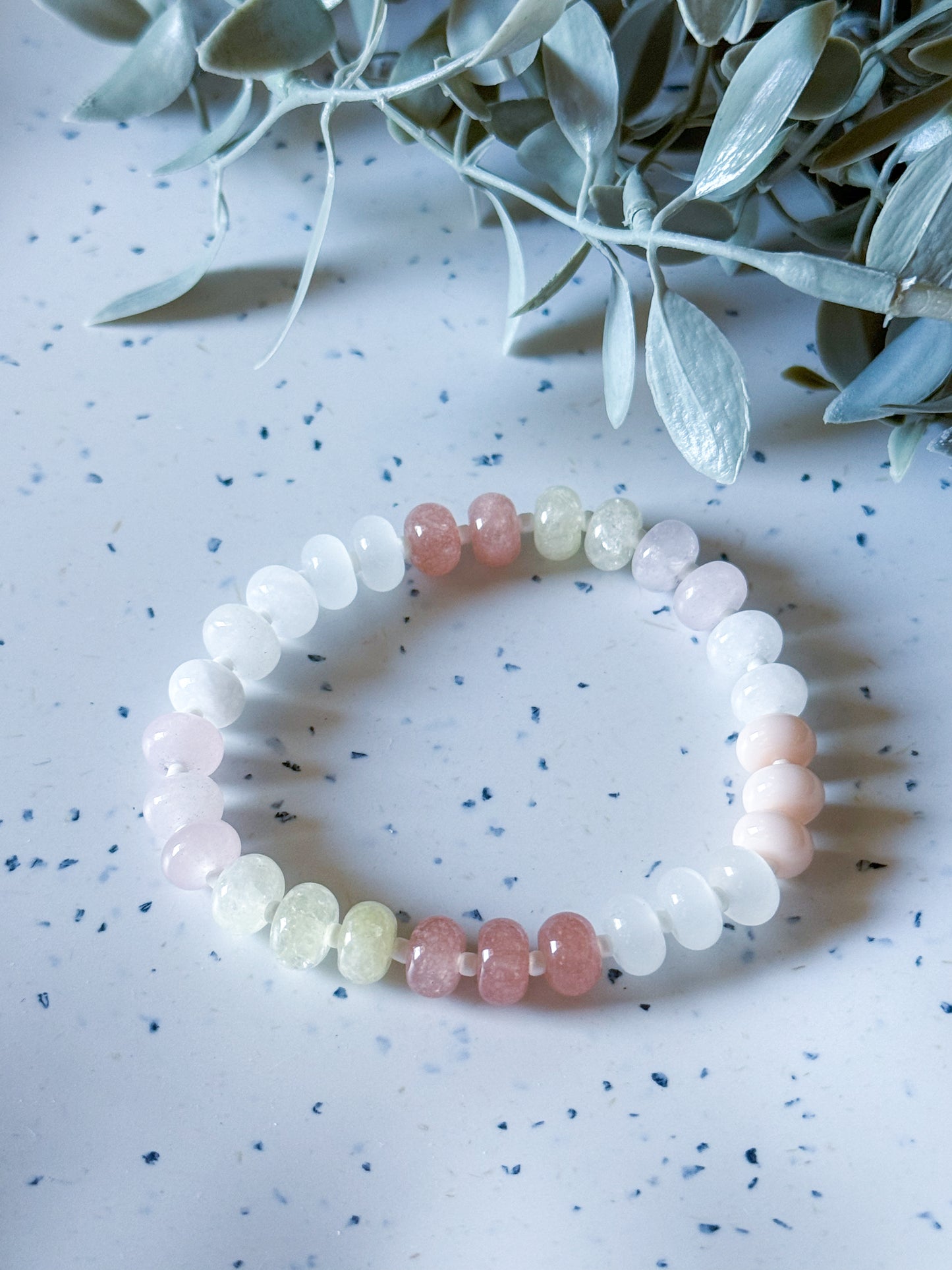 Candy Stone Beaded Bracelet - Natural