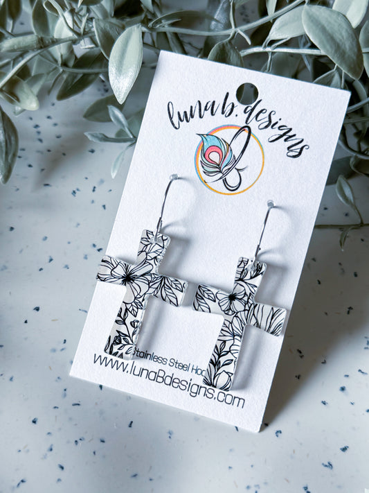 Spring & Easter: Black & White Cross