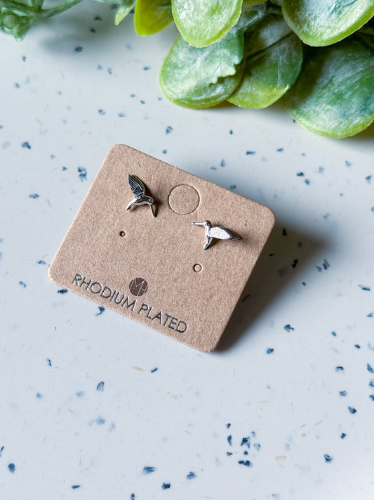 Mini Studs: Hummingbird