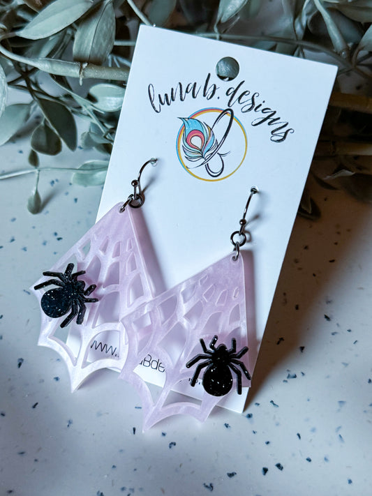 FALLoween: Pink Spider Web
