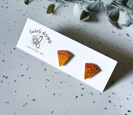 FALLoween: Pumpkin Pie Studs