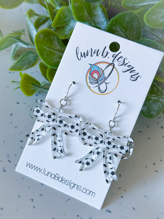 Sporty Bows: Soccer