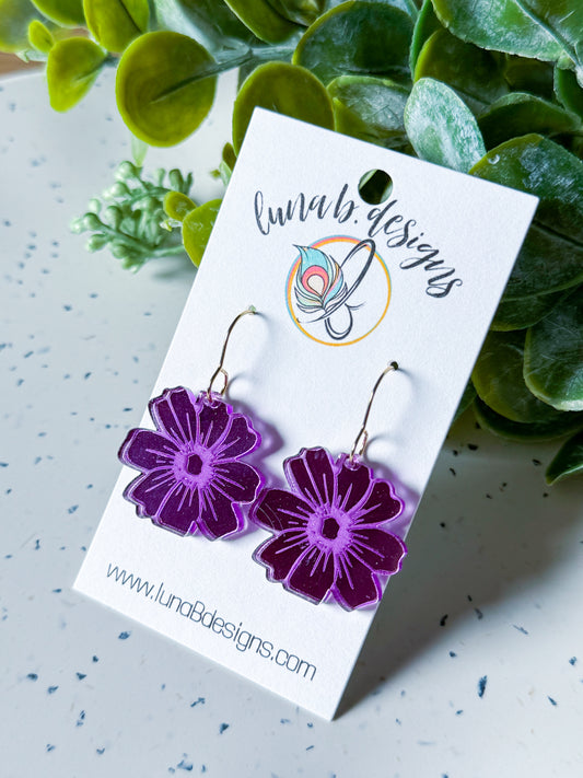 Summer: Purple Flower Drops