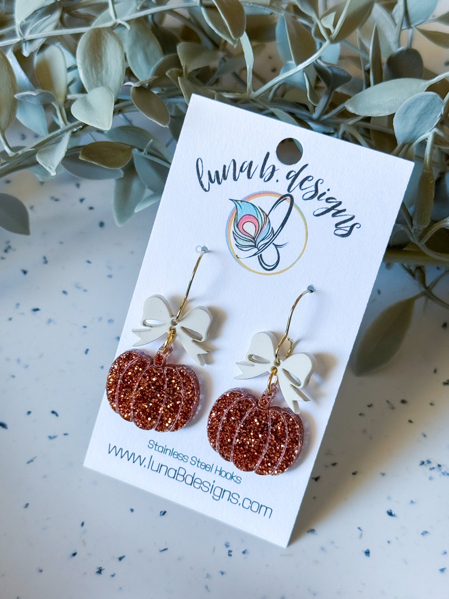 Fall: Pumpkin w/ Cream Bow