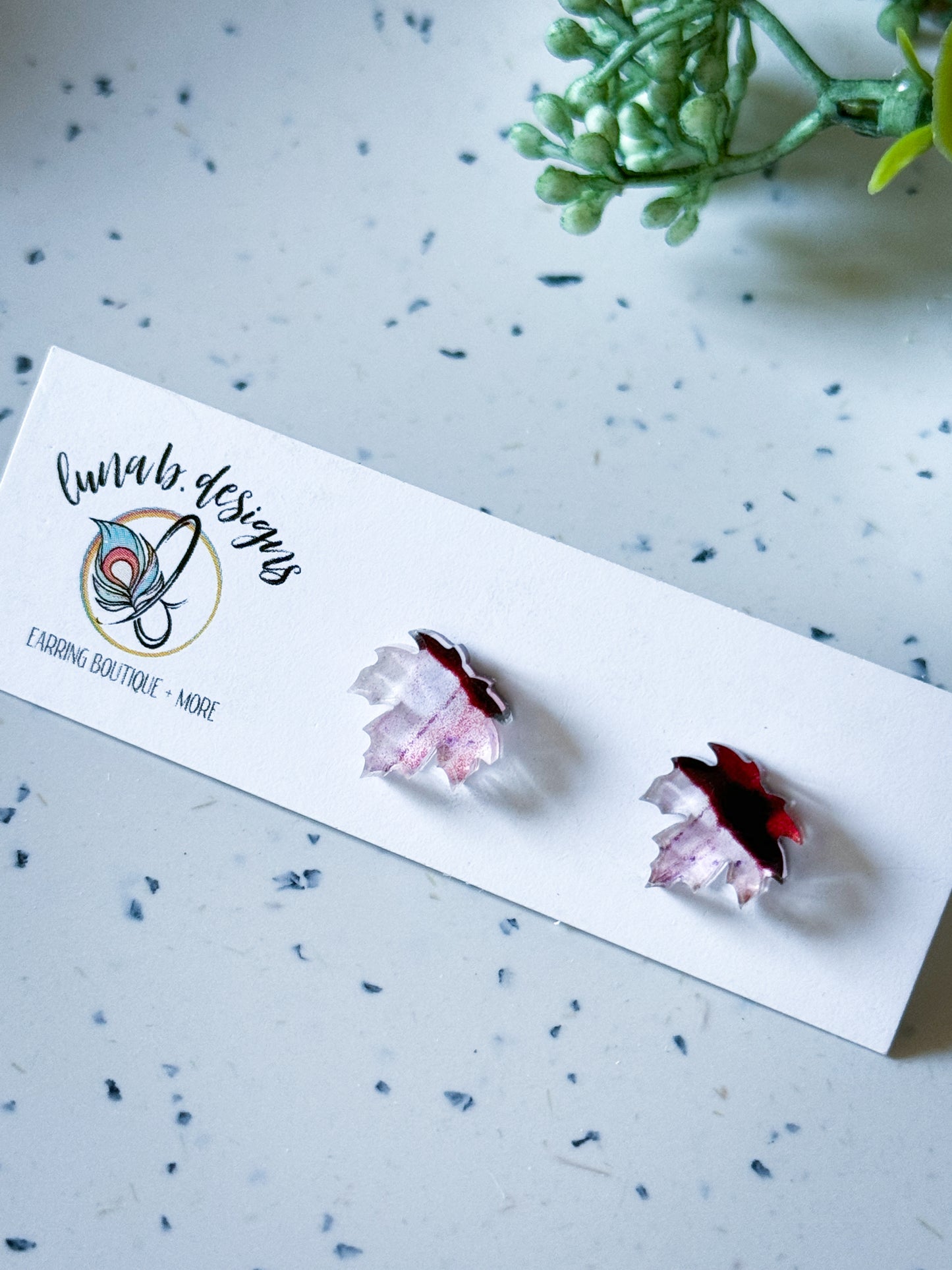 Fall: Leaf Studs