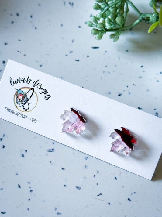 Fall: Leaf Studs