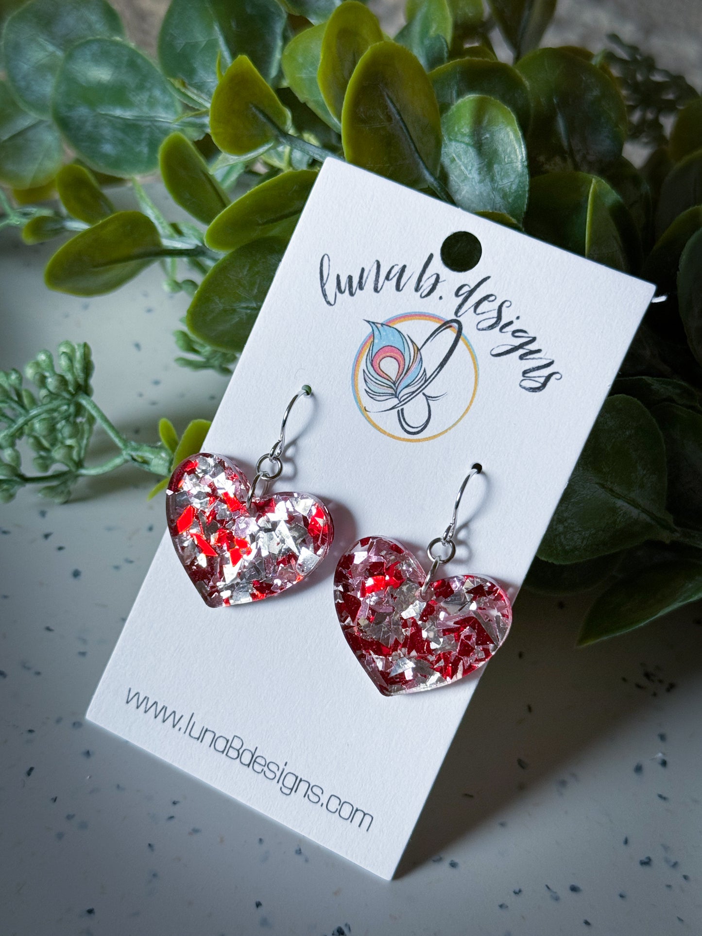 Red + Pink Confetti Hearts