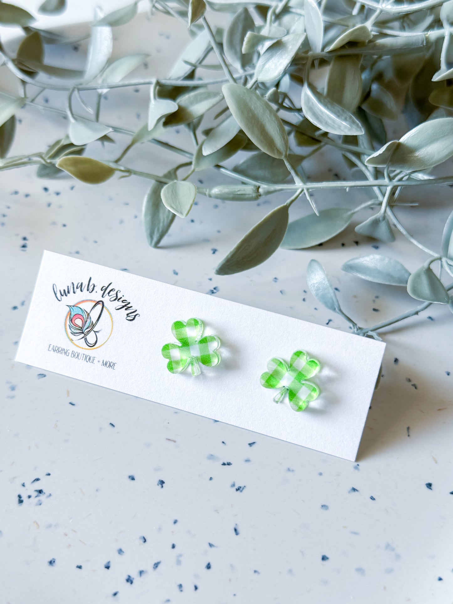 St. Patrick’s Day: Shamrock Studs
